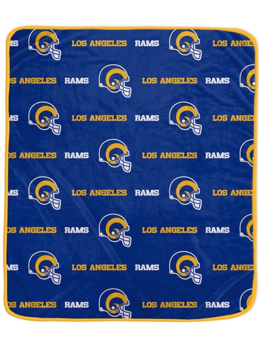 Los Angeles Rams Cathay Sports New (NWT) Reversible Plush Throw